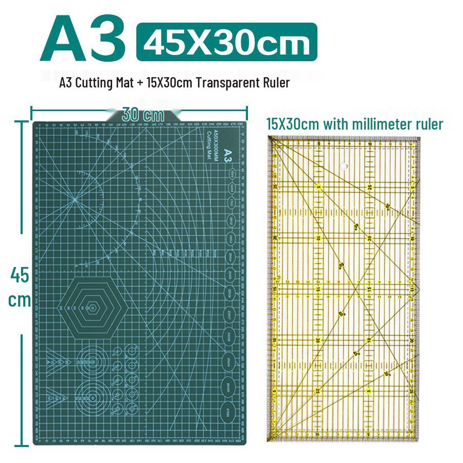Acrylic Patchwork Ruler Set: Inch-Centimeter Tailor, Cutting, Drawing, and DIY Engraving Tools.