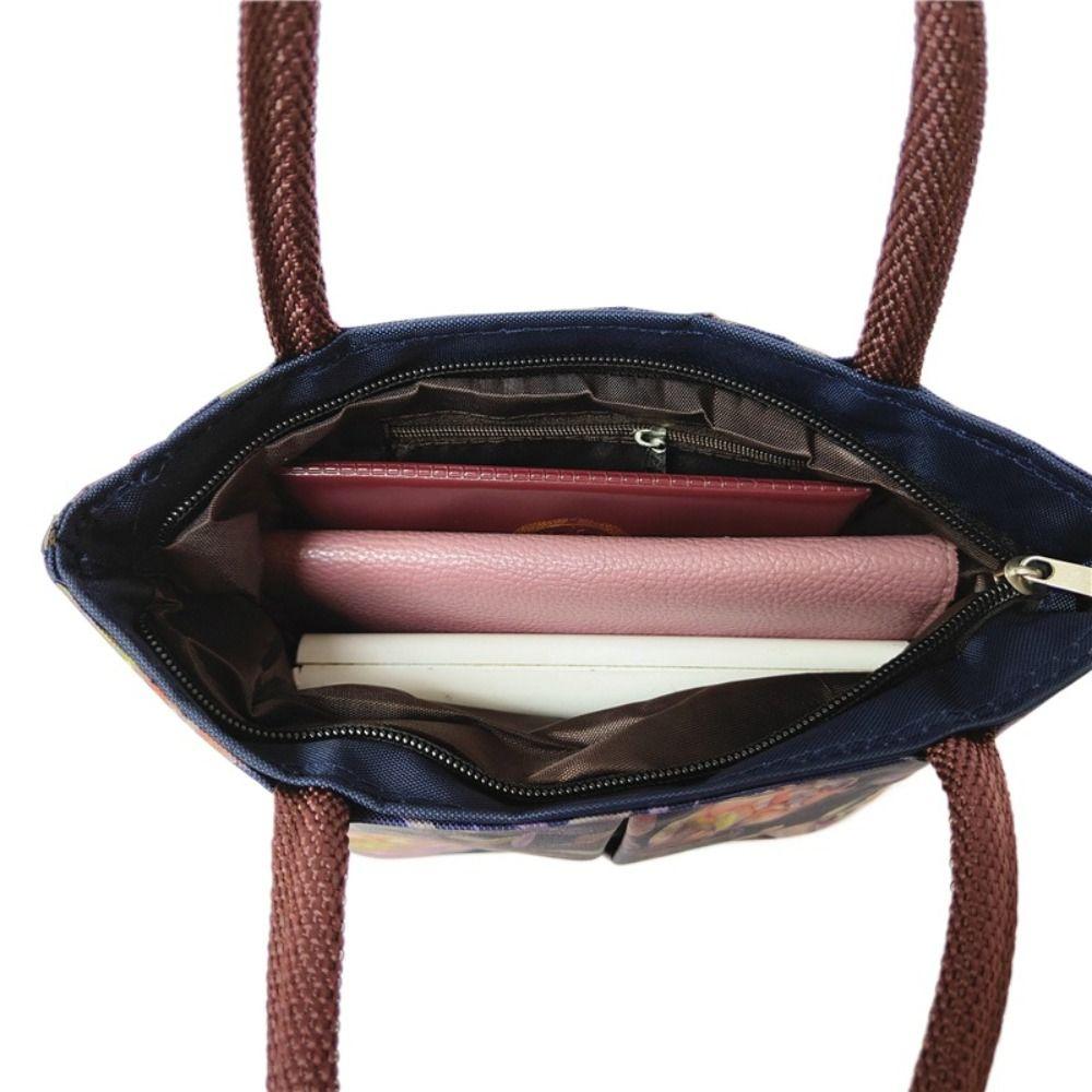 Blumen Rosen Tragetasche Schultertasche Eimer Umhängetasche Mode Blumen Handtasche Reise