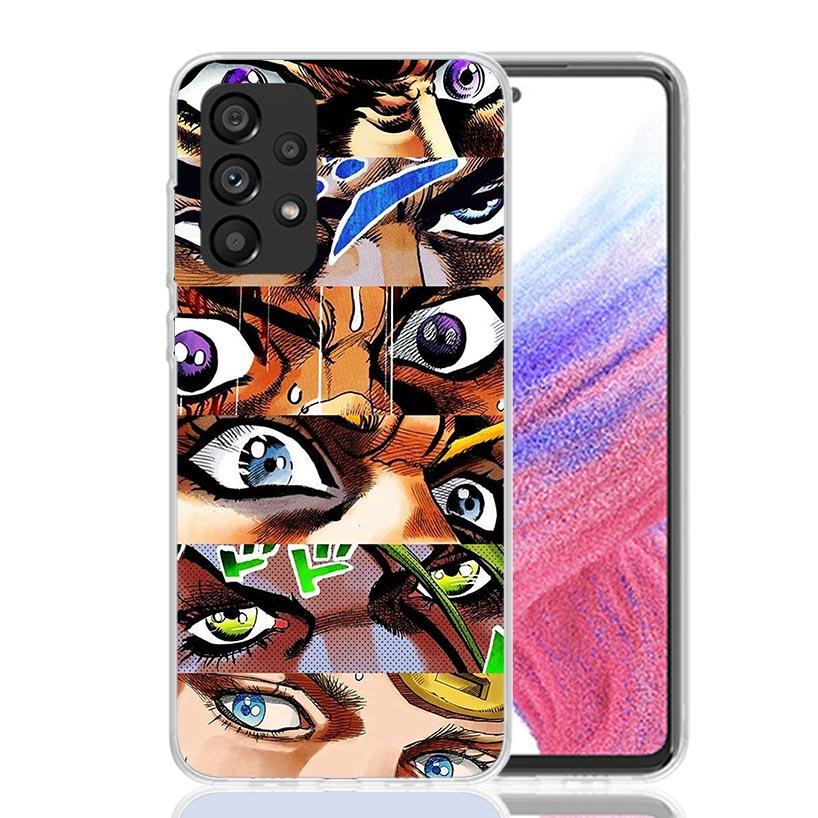 Anime JoJo Bizarre Adventure Case Phone Cover for Samsung Galaxy A17 A16 A15 A14 A13 A56 A55 A54 A53 A36 A35 A34 A33 A26 A25 A24