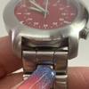 Used 04w3220[Used] VICTORINOX V7-02 GMT quartz men's watch dial red 100M [Hachioji store]