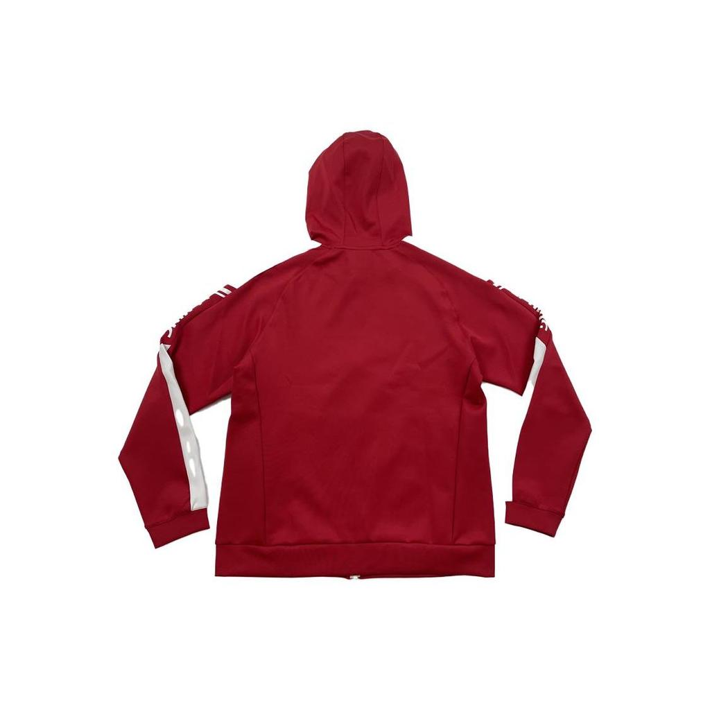 Li Ning Womens Fitness Series Logo Embroidered Color Block Loose Sweatshirt Women sweatshirt Bull-Red AWDRB04-4