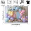 LS Photography Backdrop Cake Smash Birthday Party Kids Portrait Photo Background Spring Floral Butterfly Balloon Decor Props