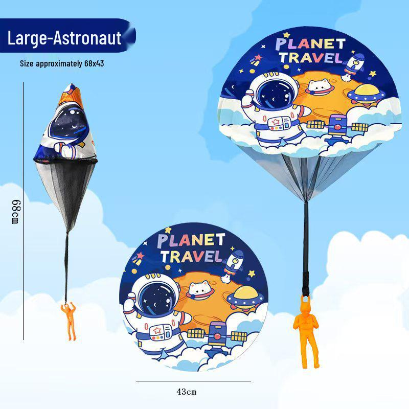 Douyin Kids' Parachute Outdoor Toy: Hand-Thrown Park Game for Parent-Child Fun