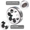 uxcell Round Threading Die, 1-16 UNS Right-Hand Threading Fixing Die, Alloy Tool Steel Tapping Repair Tool