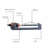 Garden Swing Sprinkler Yard Large Area Irrigation Oscillating Adjustable Lawn Park Watering System with 19 Nozzles