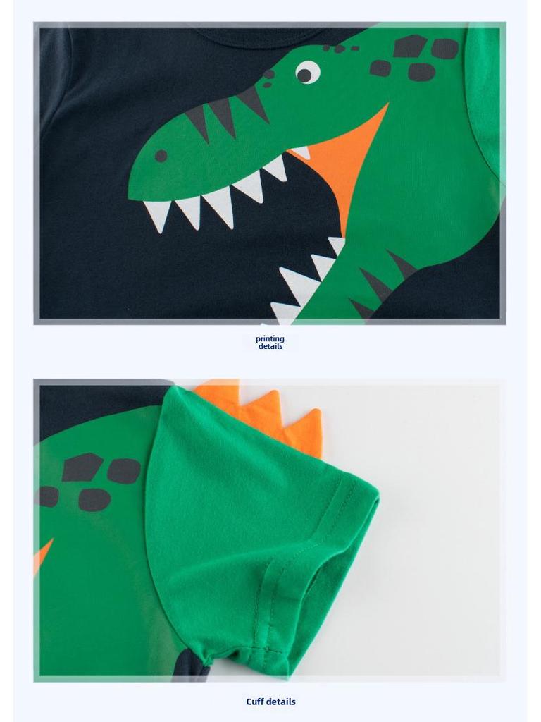 New Summer Boys' Short-Sleeve T-Shirt - European & American Style Kids' Apparel