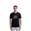 Adidas T Shirts Men's Black Crew Neck Moderate Straight Fit GL2399