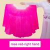 (L R) Hand Chinese Bamboo Imitation Silk Dancing Fan Veils Hand-Made Square Dance Prop Fans Performance Dance Fan