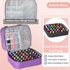 Nail Polish & Essential Oil Travel Bag - Holds 42 Bottles, Large Capacity, Multi-functional Storage Handbag