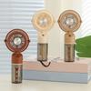 Misting Handheld Fan with USB Charging Portable Mini Cooling Fan with Water Spray 3 Speeds Desktop Fan for Outdoor Office Summer Travel
