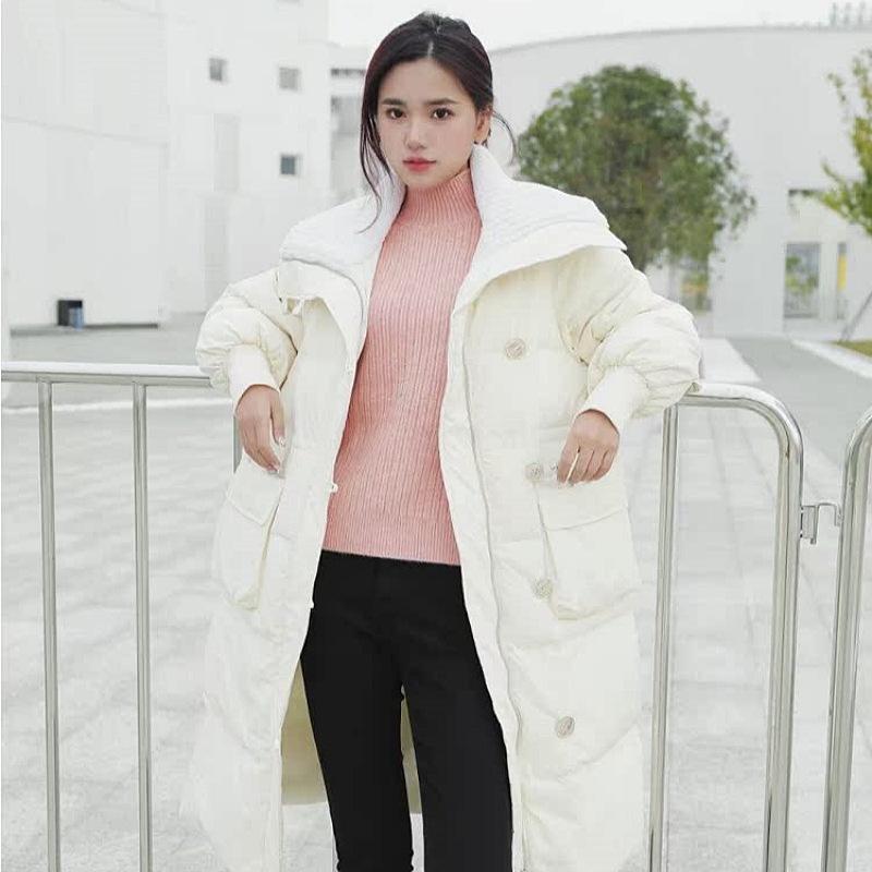 New cotton-padded clothes for women's winter long thickened cotton-padded jackets, loose design cotton-padded jackets