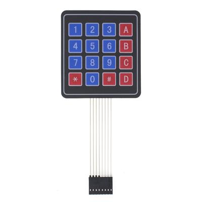 12Key Membrane Switch Keypad 3 x 4 Matrix Keyboard Module Membrane Switch Key BE