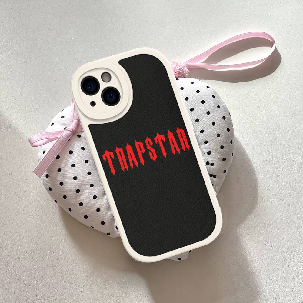 Etui Na Telefon T-Trapstars Dla IPhone 16 15 14 13 12 11 Pro Max Plus 16E Miękkie Skórzane Pokrowiec