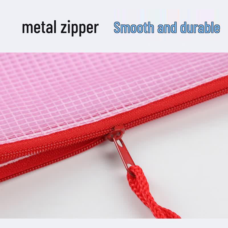 Baileman F2156 A4 Mesh Zipper Document Bags