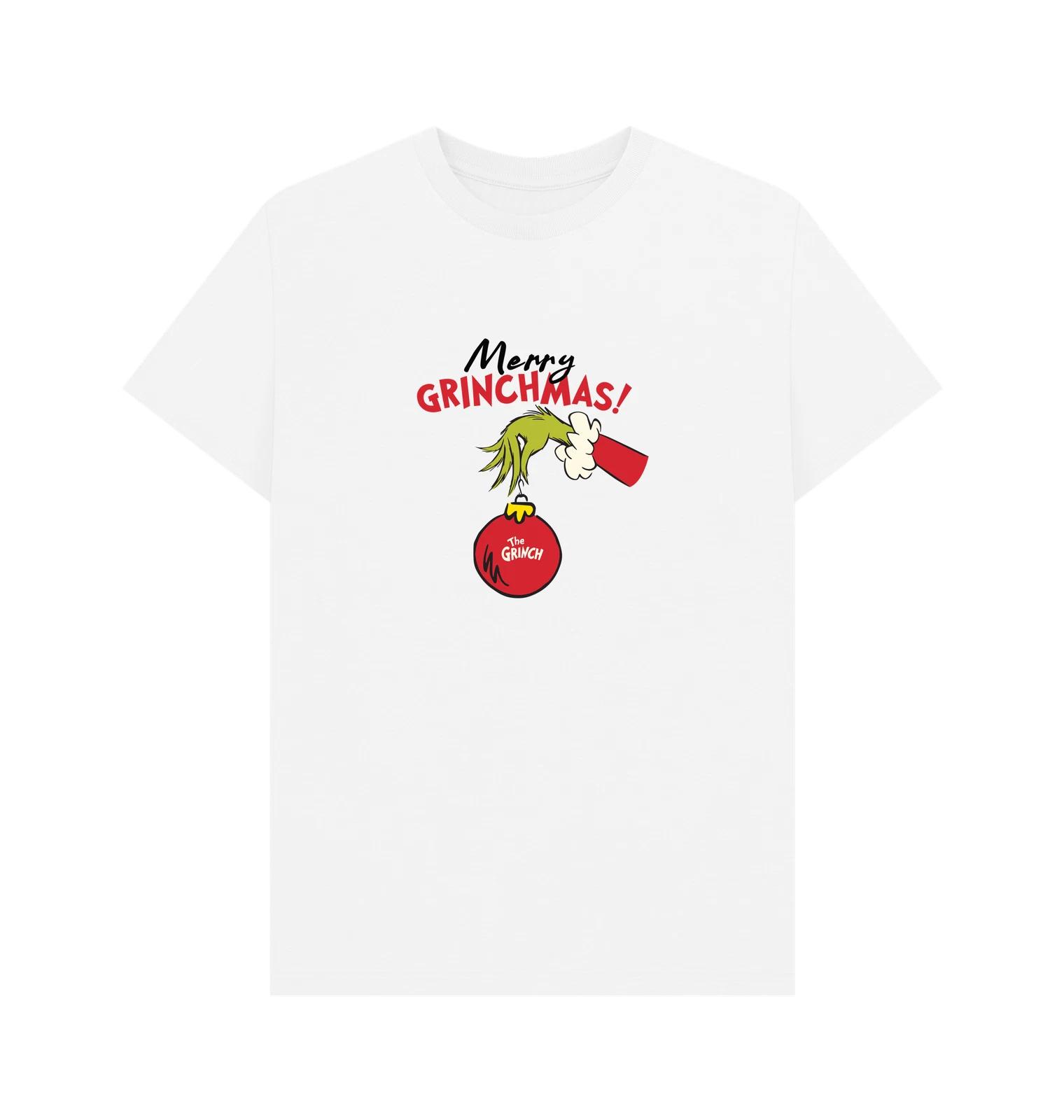 PREMIUM OFFICIAL The Grinch The Grinch Christmas Bauble Graphic White T-Shirt L