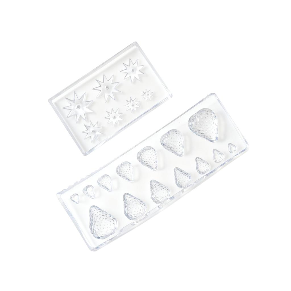 Versatile Silicone Mold For Making Miniature Strawberry Handmade Gift Doll House Food Toy Making Tool