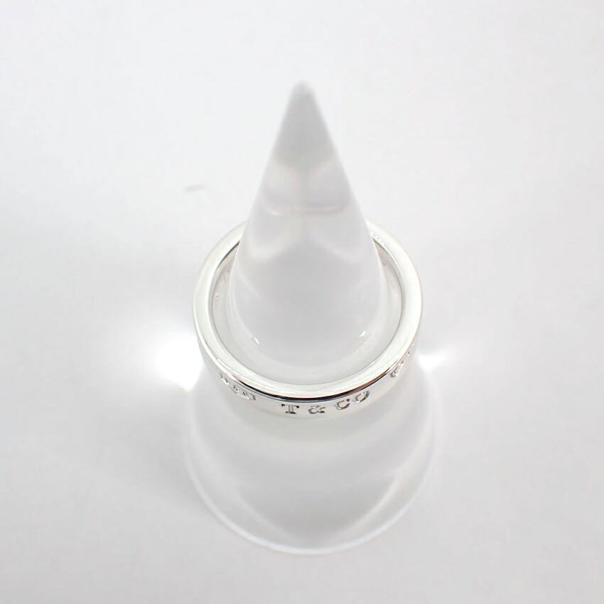 [Used] TIFFANY 925 1837 Narrow Ring Size 8/Size 8/g530-62