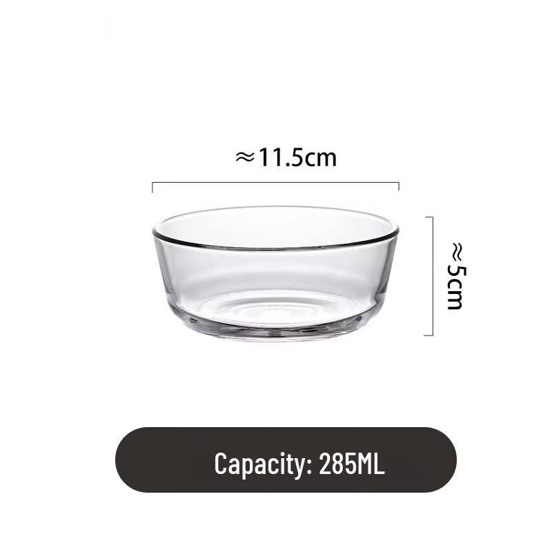 

Cartoon Style Heat-Resistant Glass Salad & Noodle Bowl