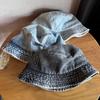 Cap Fisherman Denim With Uv Protection And Water Wash Finish For Gift Women