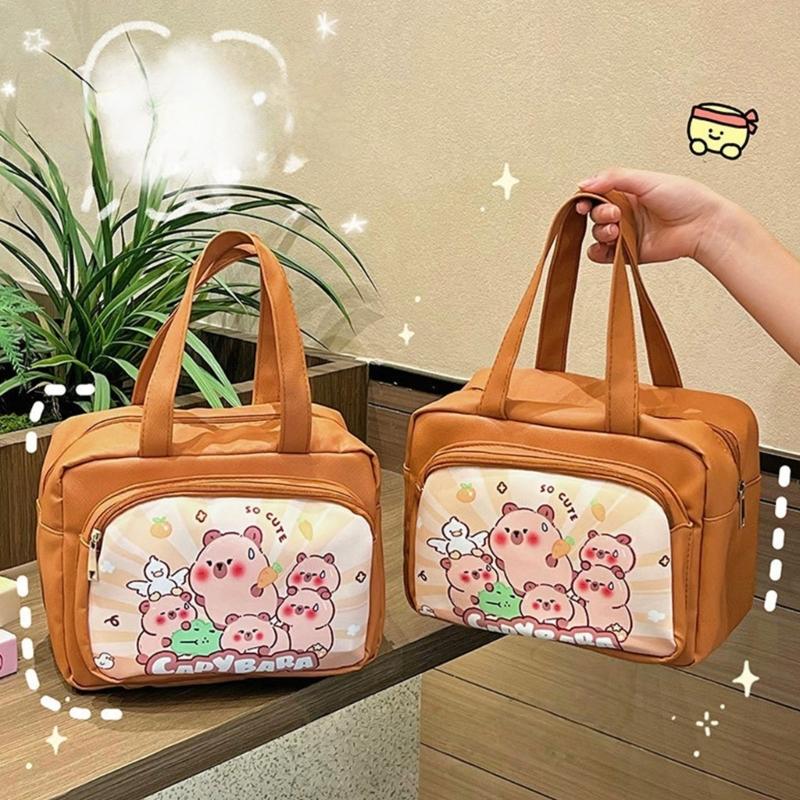 Large Capacity Impermeable Lunch Box Planner With Fun Animal Pattern Exemplary For Students Daily Meals