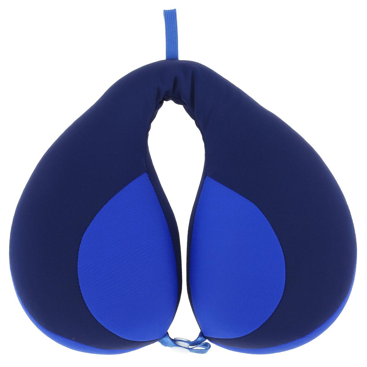 

Подушка для шеи в форме буквы U, детская подушка для путешествий на шею, мягкая подушка для путешествий, подушка для поддержки подбородка, подушка для сна в самолете и автомобиле, шейный отдел позвоночника синий