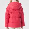 Adidas Puff Down Jacket With Casual Sport Stripes And Windproof Warmth Women Outerwear Pink GF0003