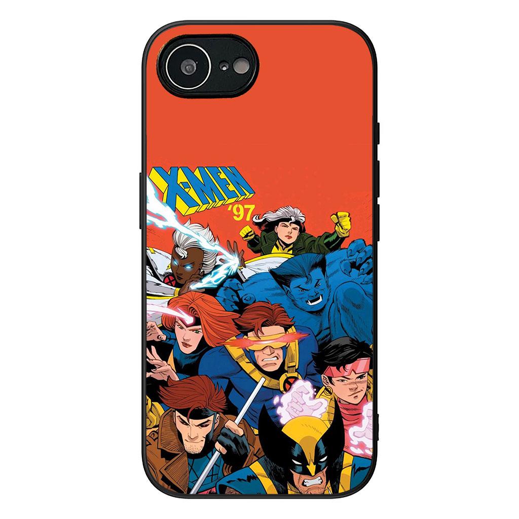 X Men Marvel Wolverine Xmens Casing Phone Cover for Apple iPhone 16 15 14 11 Pro Max 7 8 Plus SE2 SE3 SE 2022 2020 Case