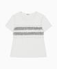 Ohesio Dot Frill T-Shirt, White