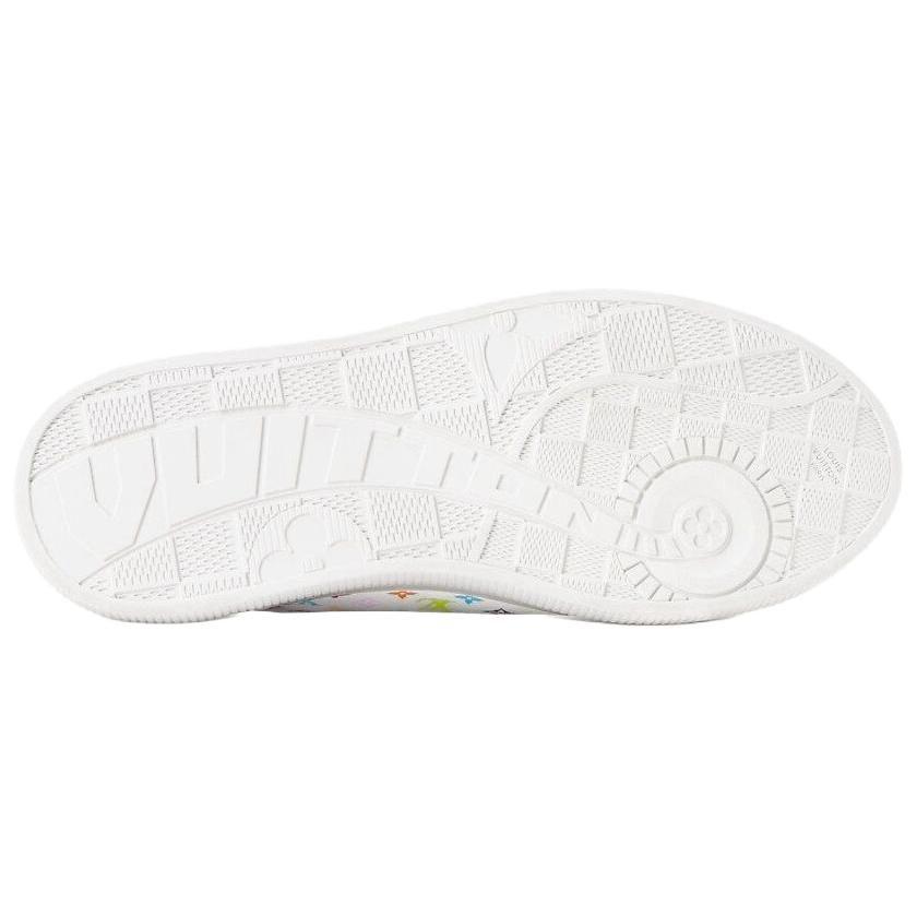 Louis Vuitton X Takashi Murakami Collaboration Lagoon Low Top Skateboard Shoes Women's White 1AJKBL