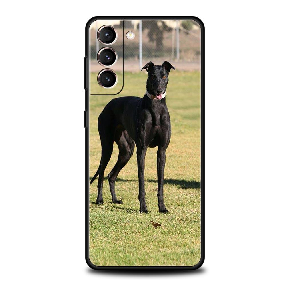 Galgo Greyhound Dog Phone Case For Samsung Galaxy S25 Edge S24 S23 S22 S20 Ultra S21 FE 5G S10 Plus Soft TPU Cover