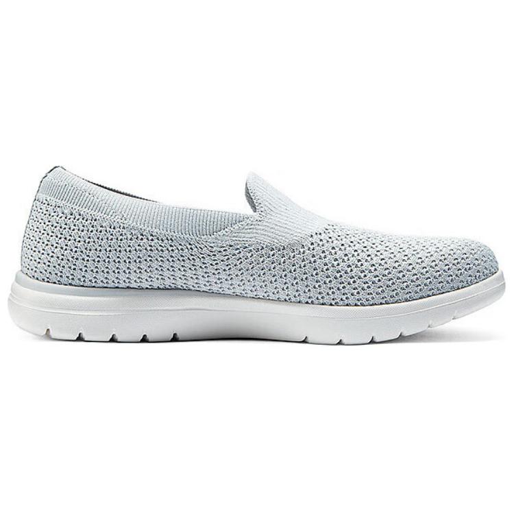 Skechers On-The-GO Flex Women Light Grey Low Top Slip On Casual Shoes Mesh Textile 138270-LTGY