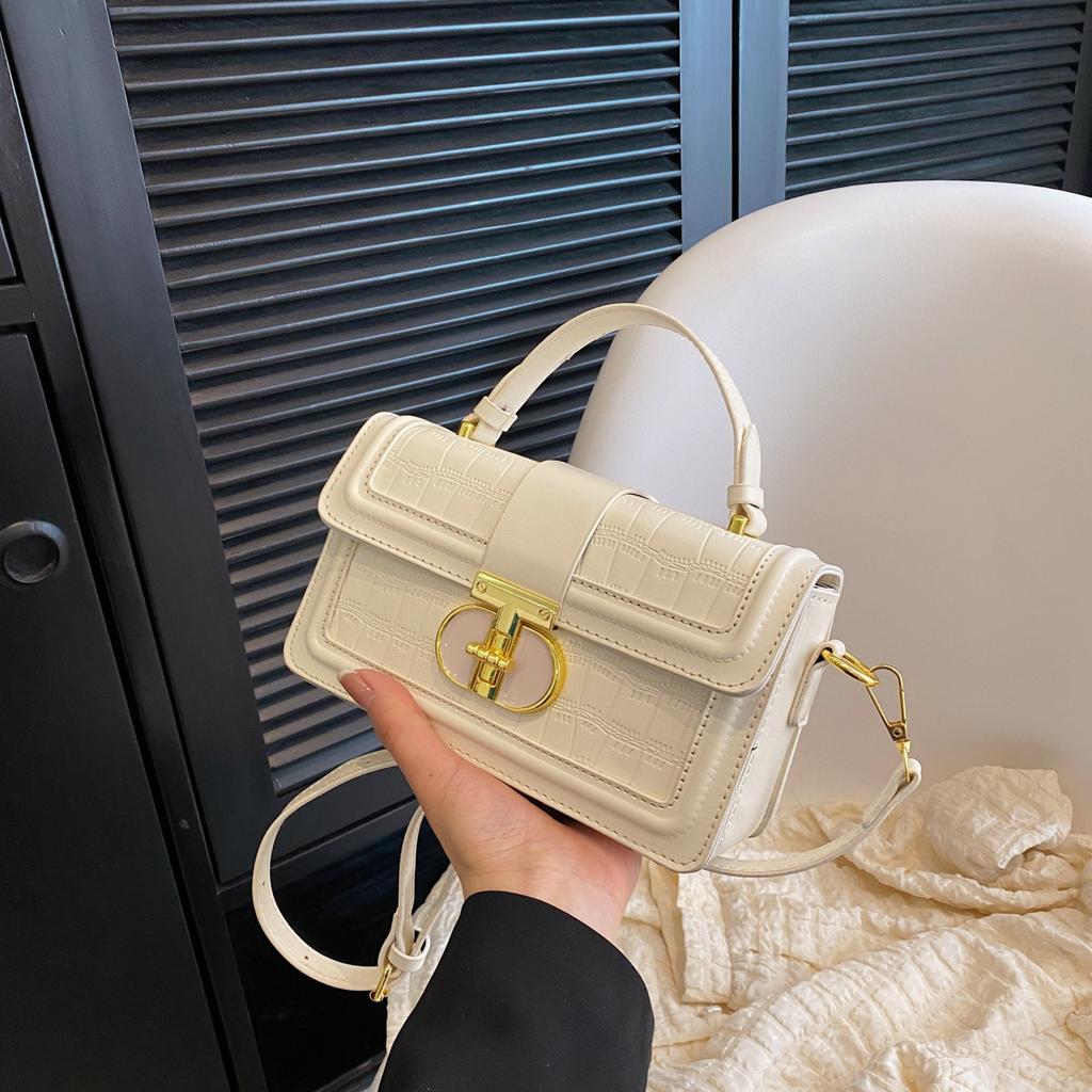 Women Luxury Designer Female Bags PU Leather Lock Women Handbags Alligator Shoulder bag New Casual Fashion Ladies Messenger Bags