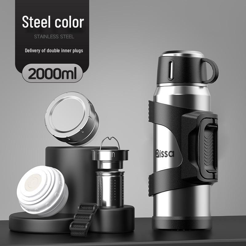 316 Stainless Steel Portable 2L Thermos Cup for Sports and Travel