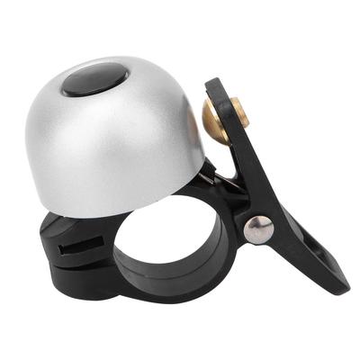Campanello per Bicicletta Resistente Anello Manubrio Ciclismo Allarme Sonoro Forte Accessorio Bici Argento