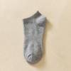 Breathable Sweat-Absorbent Unisex Mid-Tube Solid Color Socks - Black & White