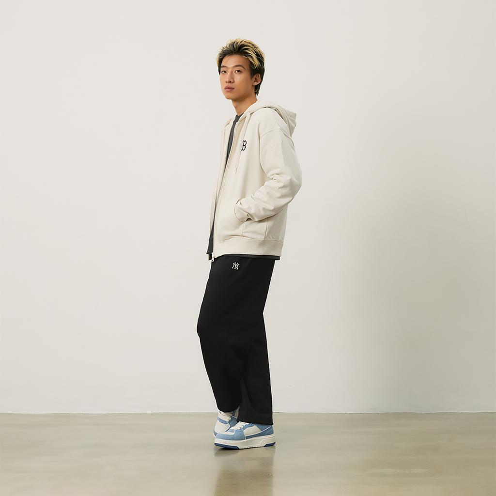 New MLB Basic Collection Basic Boston Red Sox 24FW Sweatshirt Unisex Cream 3ATRB0144-43CRD