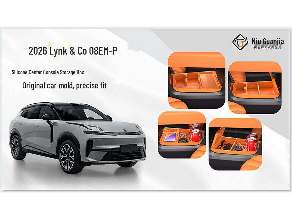 Lynk & Co 08 EMP untere Aufbewahrungsbox für 26 Modelle - Zubehör für die Mittelkonsole des Fahrzeuginnenraums