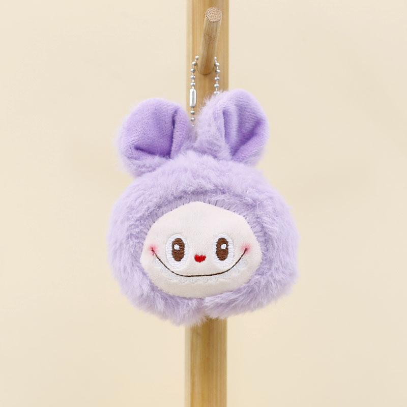 Adorable Bunny Plush Keychain Super Soft Short Plush Stuffed Animal Toy
