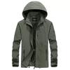 Men's Thin Jacket Outdoor Military Assault Hooded Waterproof Mountaineering Suit Men's Windbreaker Jacket