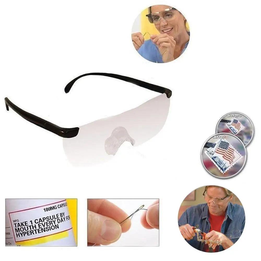 

Frameless Reading Glasses Anti-fatigue Reader Eyeglasses Magnifier for Diamond Painting Tools The Aged Embroidery Accessories чёрный