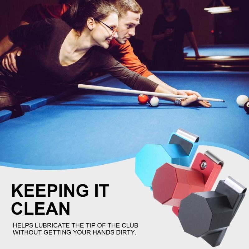 Pool Chalk Holder Billiard Chalk Case Small Aluminum Alloys Portable Magnetic Billiard Cue Chalk Case Snooker Tool Part