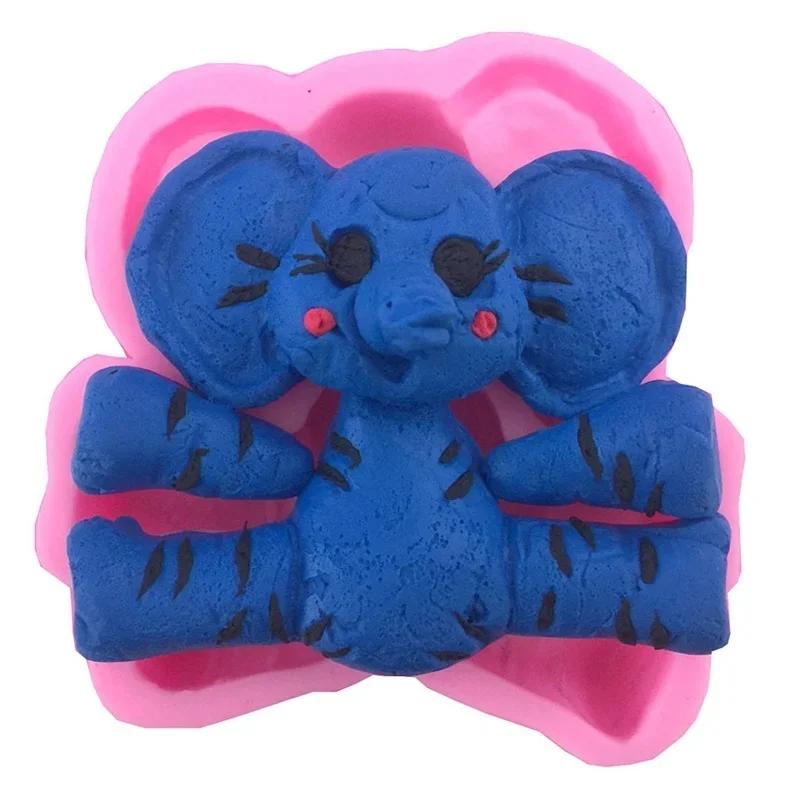 Baby 3D Animal Silicone Fondant Chocolate Mould Cake Decor Icing Sugar Cake Mold Kitchen Tool