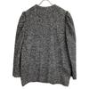 St.cecilia 232E3122 Grey Wool Silk Puff Sleeve Coat Jacket Jacket F grayUsed