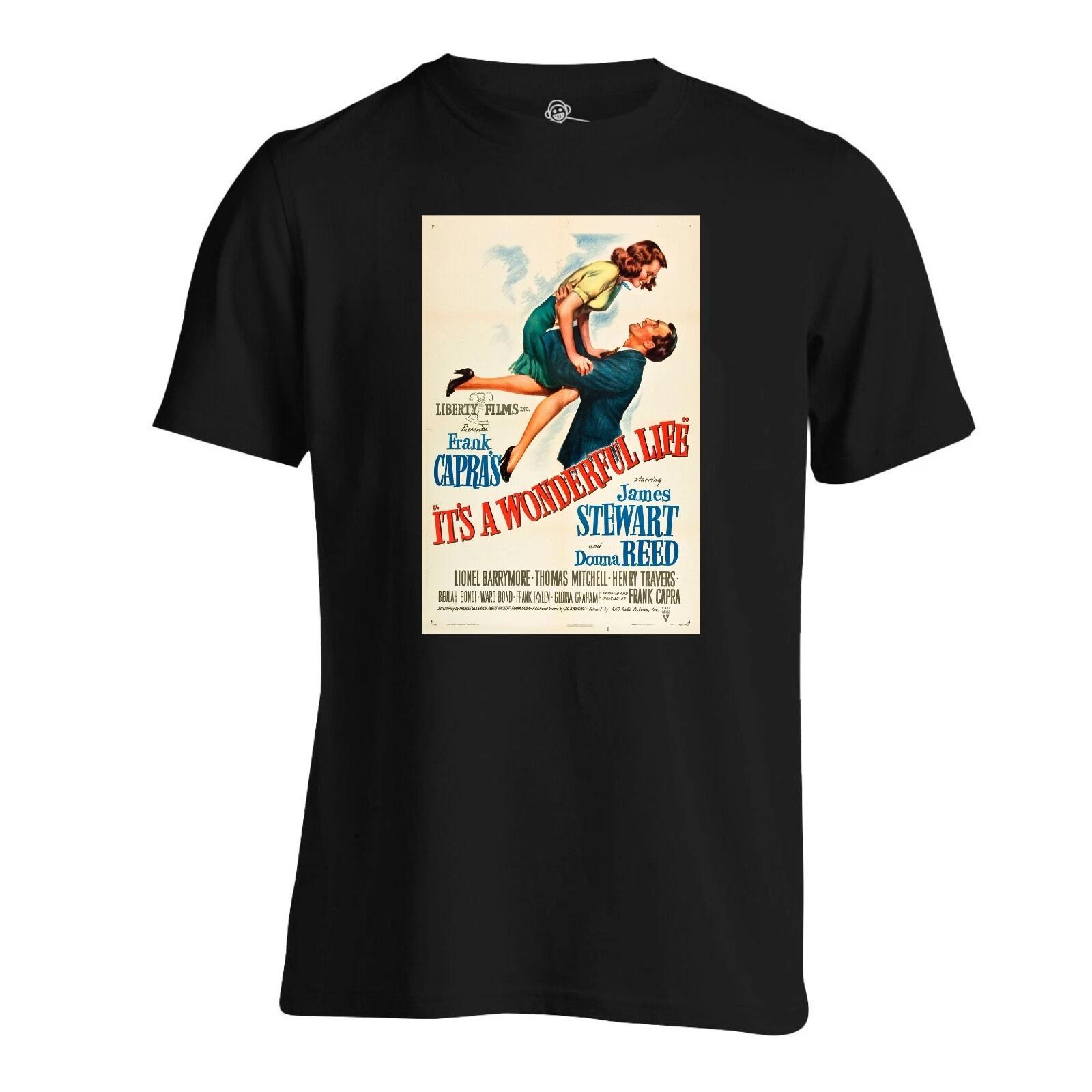 It s a Wonderful Life 1946 T Shirt Classic Movie Film Poster Print 3XL