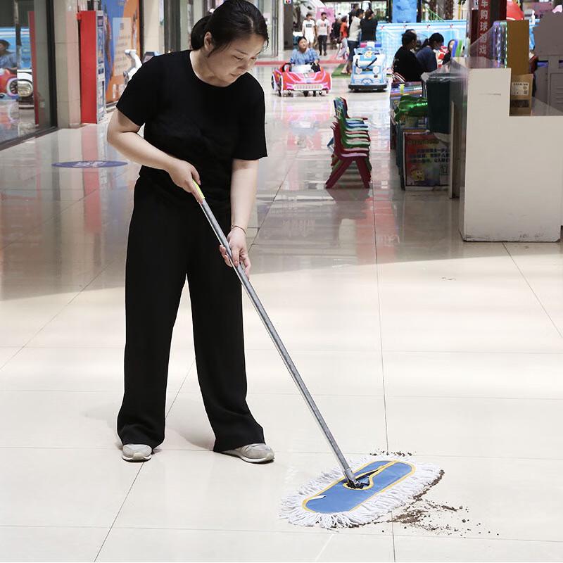 JINGRUIXIANG 60cm Cotton Flat Dust Mop
