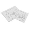 20PCS Nail Art Display Cards Finished Fake Nails Photo Tool for DIY Design Learner Professionals