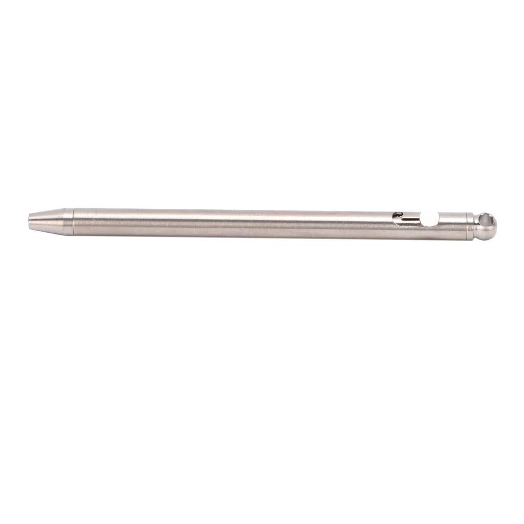 Mini Keychain Pen 0.5mm Tip Ti Alloy Portable Writing Ballpoint Pen with Black Refills