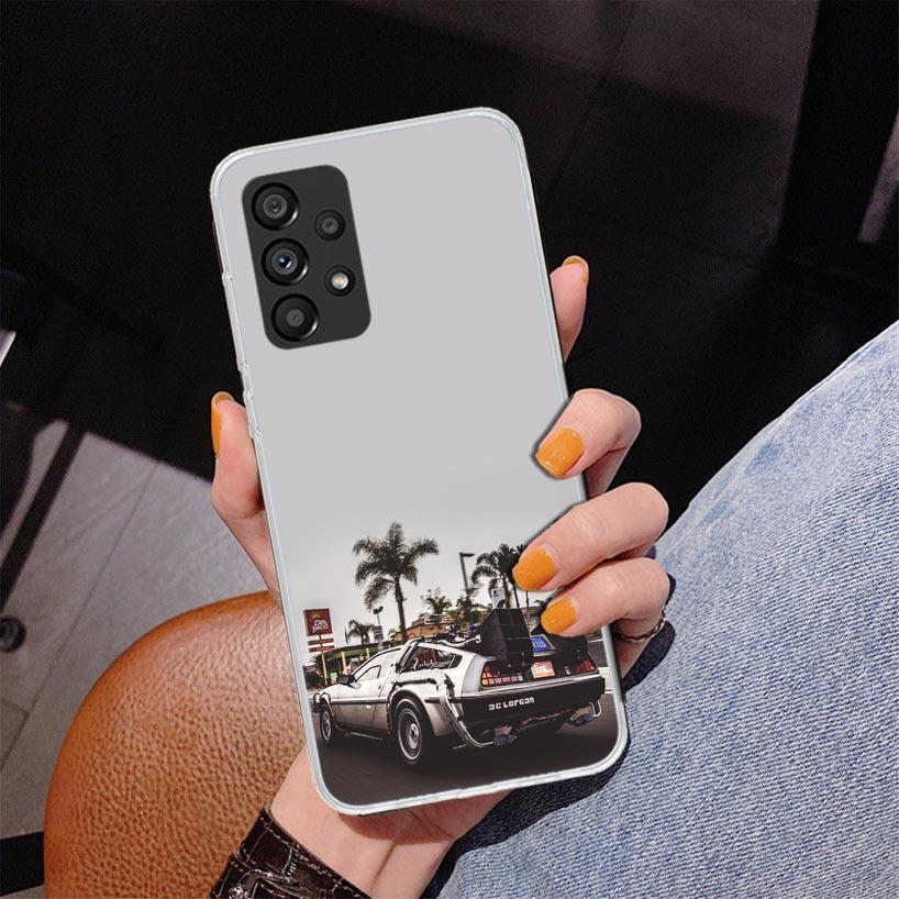 Back To The Future Time Machine Phone Case For Samsung Galaxy A17 A16 A15 A14 A13 A57 A56 A55 A54 A53 A37 A36 A35 A34 A33 A26 A2