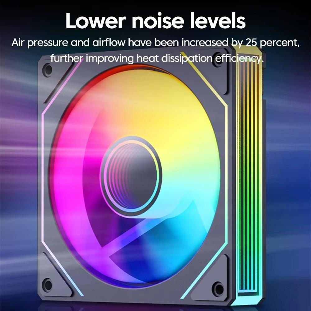 ARGB PC Case Fan PWM Computer Fan Silent Computer Cooling Fan Desktop PC
