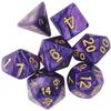 A Must-have for Tabletop Games! Polyhedral Dice Set: 7 Dice for Tabletop Role-playing Games, Perfect for Board Games or Collectibles. Includes 7 Dice